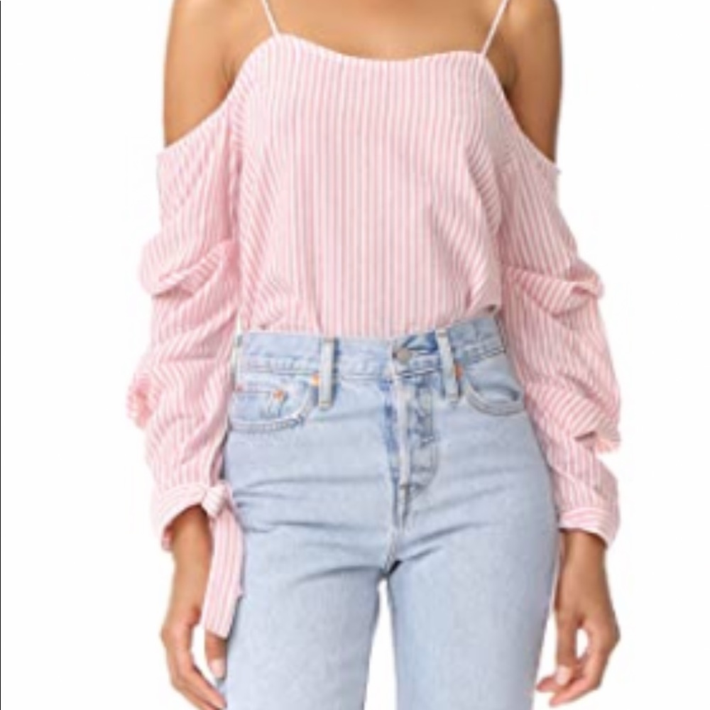 Ruffle sleeve blouse